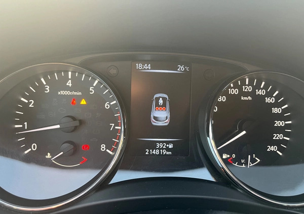 Nissan Qashqai cena 44900 przebieg: 214500, rok produkcji 2014 z Glinojeck małe 56